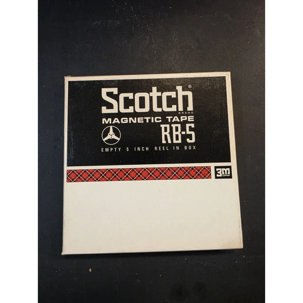 Vintage 5 Inch Reel To Reel Tape Lot 12 Tapes | Scotch 111 WWJ AM-FM-TV